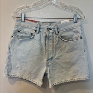 Acne Studios Bla Konst Denim Swamp Shorts Women’s Size 26